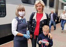 На Минском отделении железной дороги продолжается акция "Дети и безопасность"