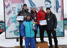 Команда столичного отделения железной дороги приняла участие в чемпионате Белорусской железной дороги по лыжным гонкам