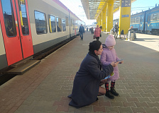 Акция «Дети и безопасность» на станции Минск-Пассажирский
